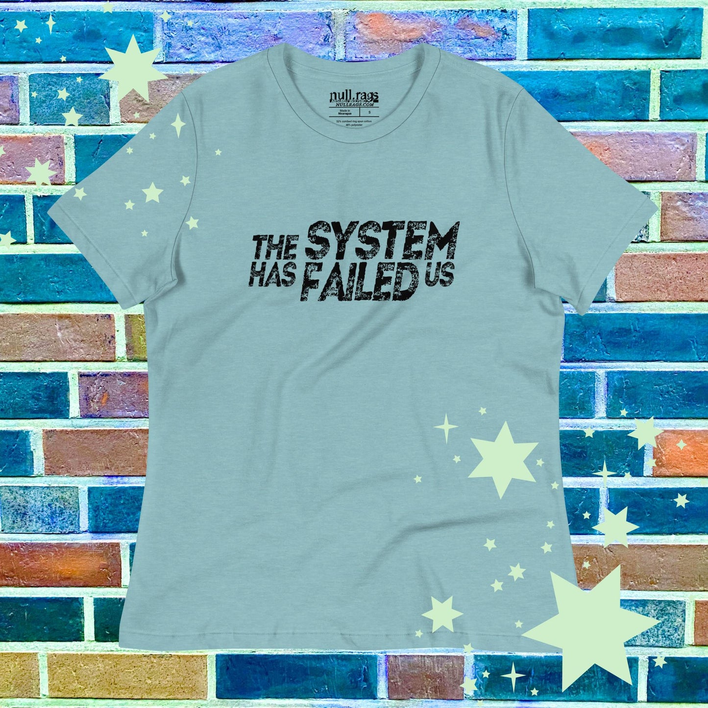 "System Failure" Femme Fit T-Shirt | Extended Sizes up to 3XL