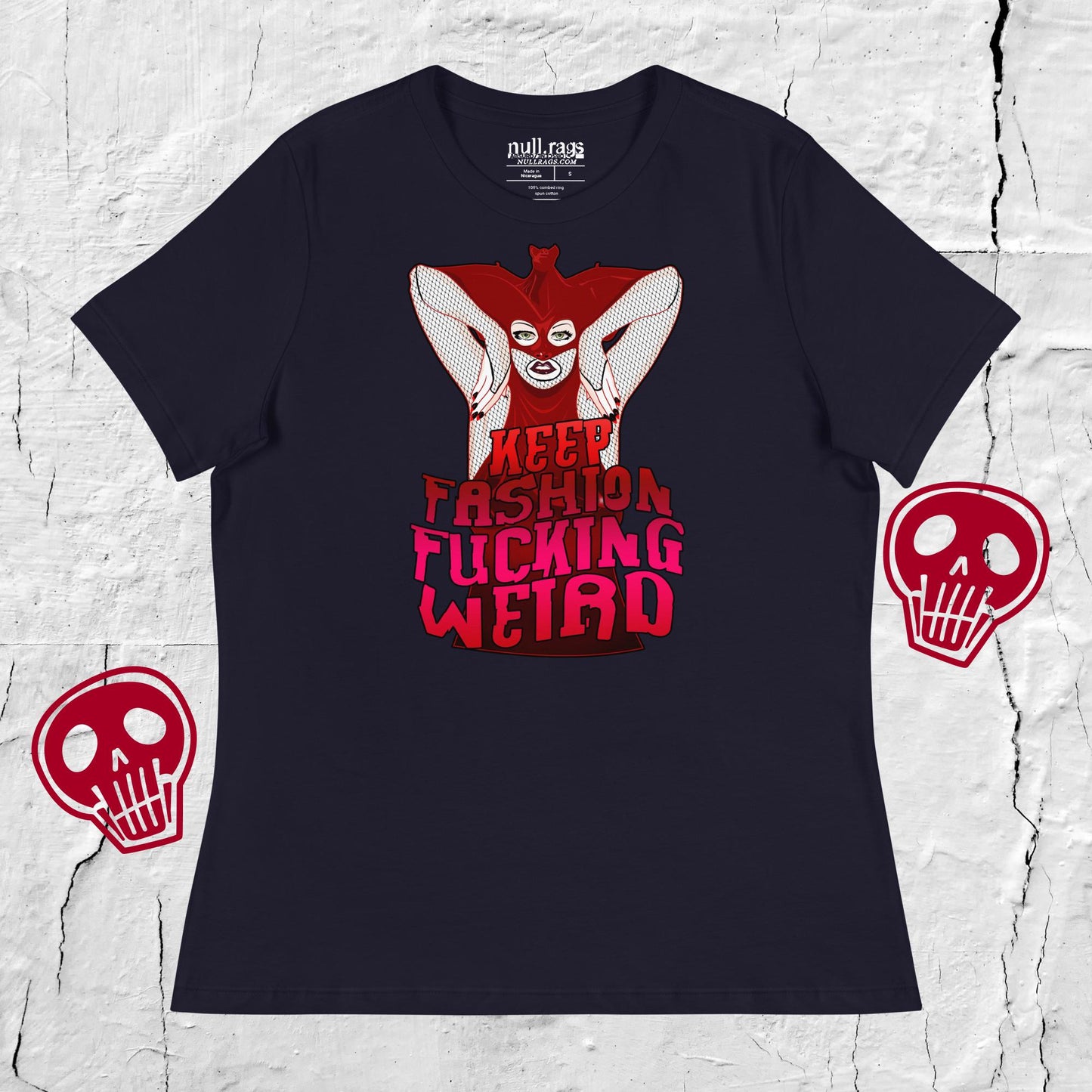 Eccentric Elegance: 'Keep Fashion F*cking Weird' Femme Fit Tee