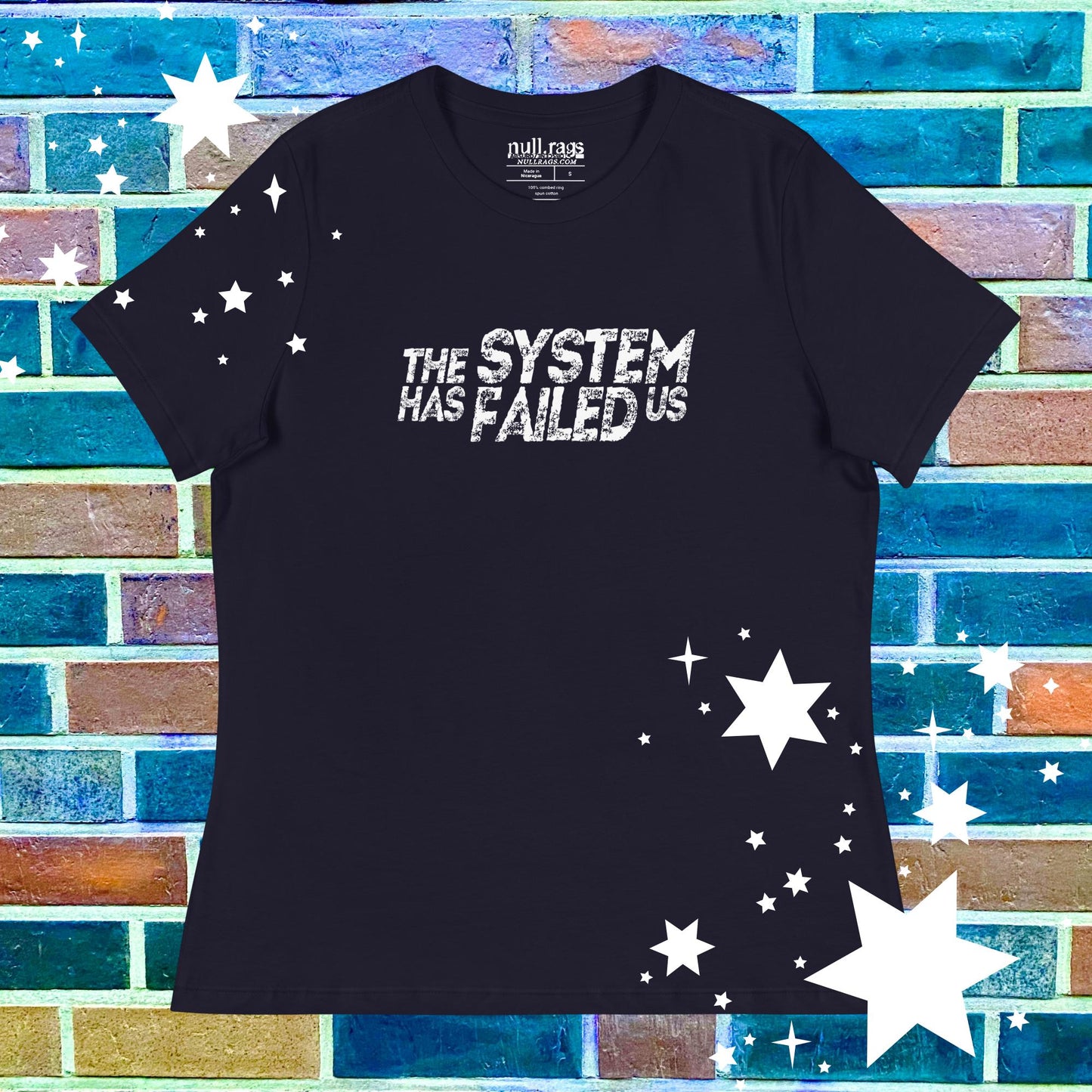 "System Failure" Femme Fit T-Shirt | Extended Sizes up to 3XL