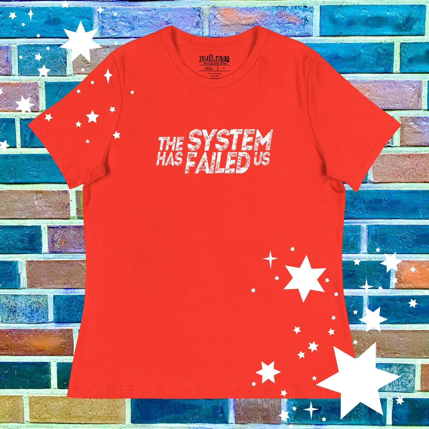 "System Failure" Femme Fit T-Shirt | Extended Sizes up to 3XL