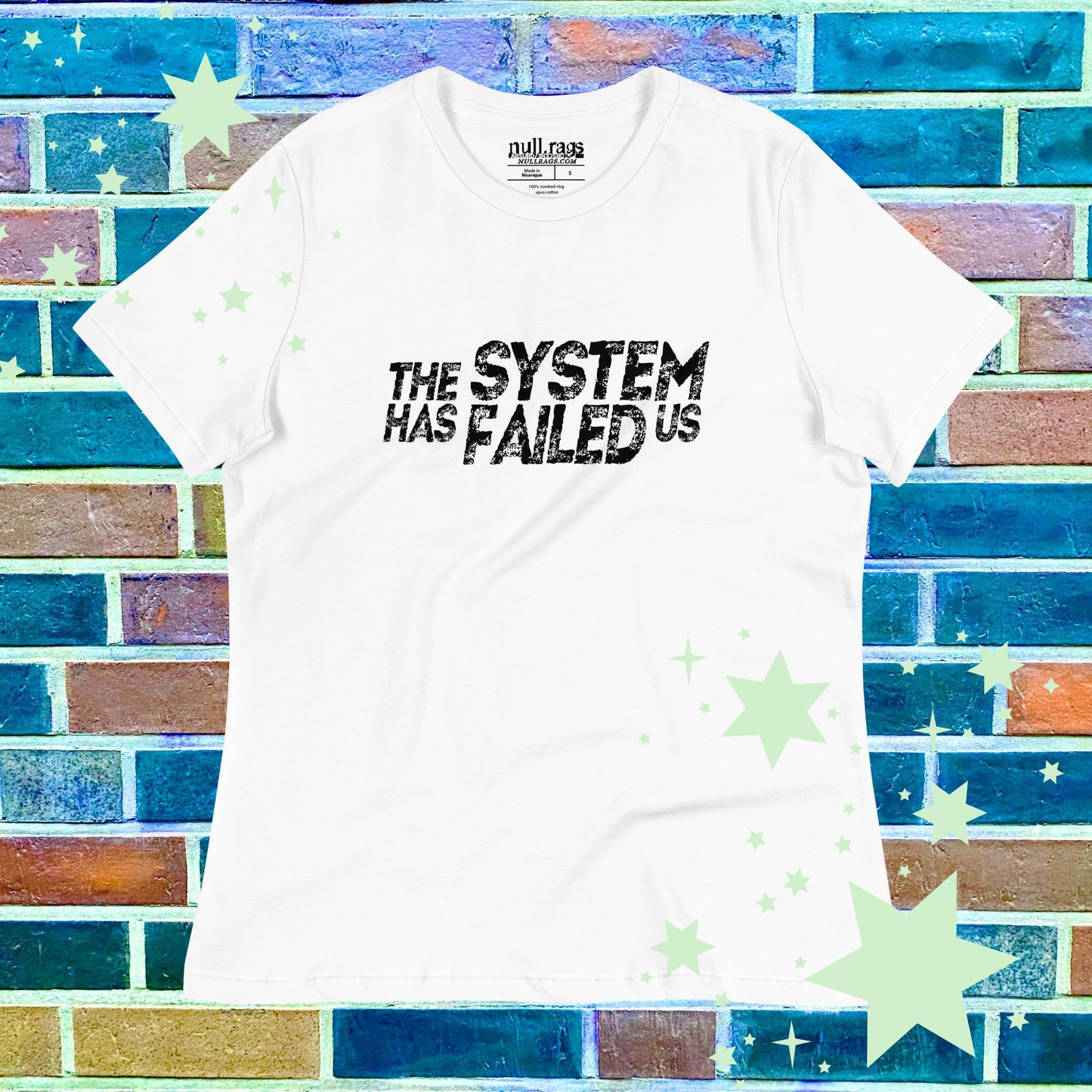 "System Failure" Femme Fit T-Shirt | Extended Sizes up to 3XL